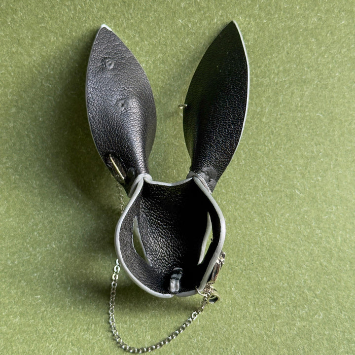 Silver Lambskin Rabbit Bag Charm — product photograph 10