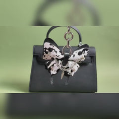 Horsehair Leather Butterfly Bag Charm