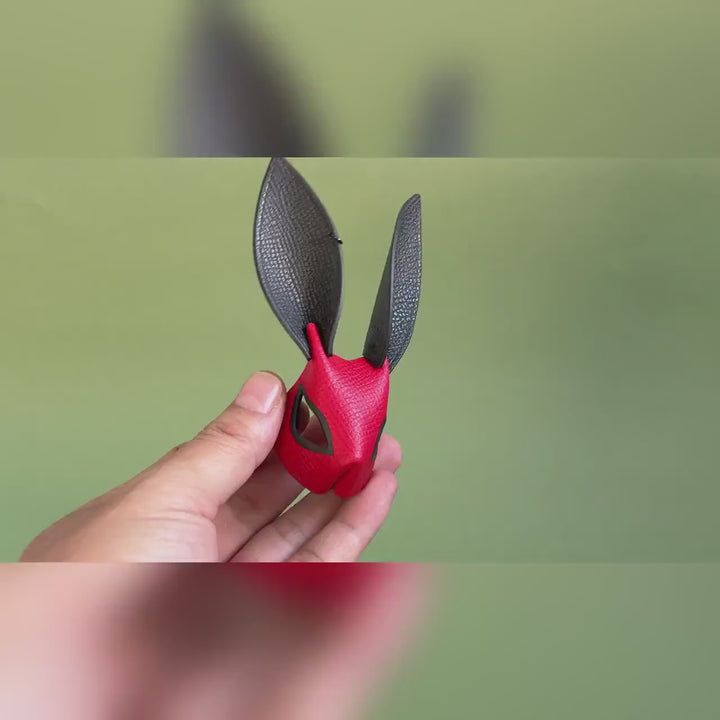 Antihero Lambskin Bunny Bag Charm
